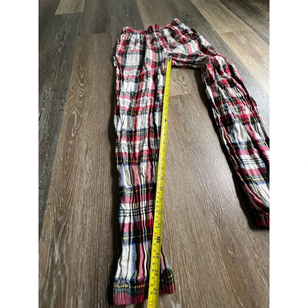 Old Navy Pajama Joggers Womens S Tall Red Plaid Flannel Sleep Pants Loungewear